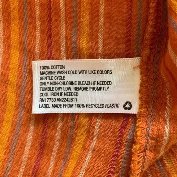 Universal Thread Striped Tank Top, Size M - Picture 6 of 6